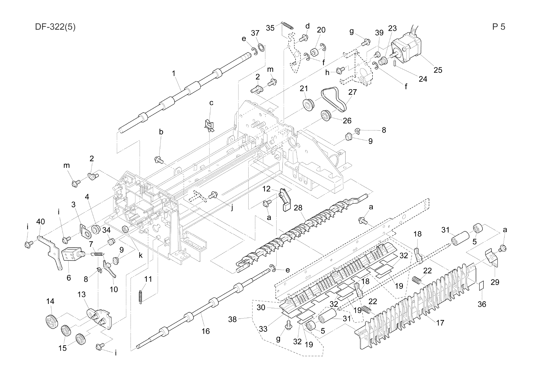 Konica-Minolta Options DF-322 Parts Manual-2